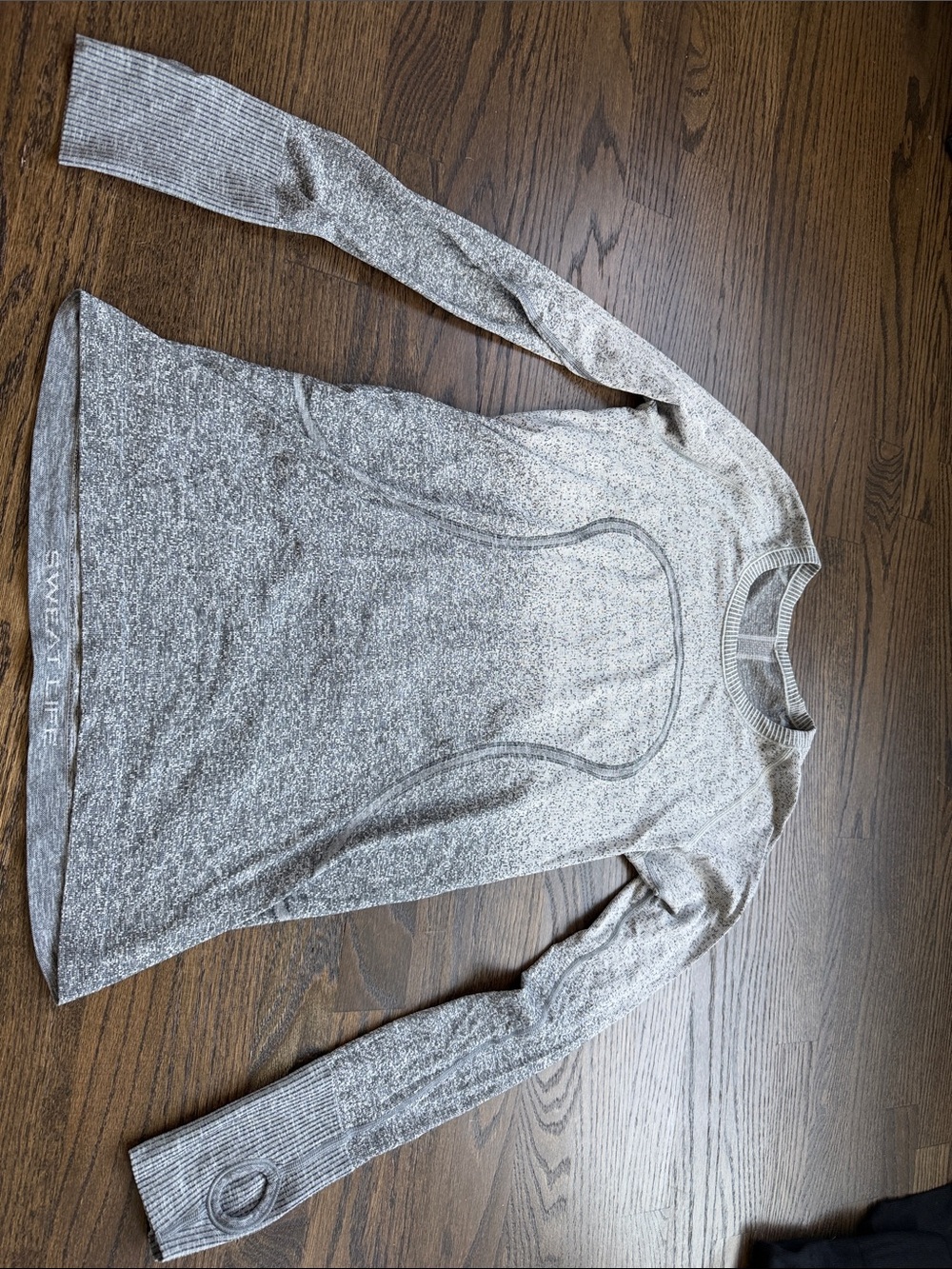 Gray Long-Sleeve Women's Sweater